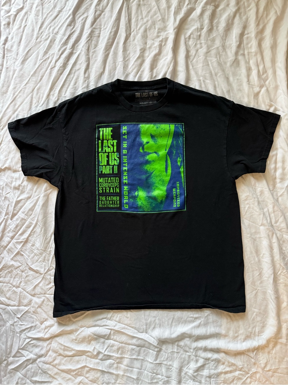Men’s The Last of Us Part II Ellie Williams Graphic T-Shirt Sz. XL